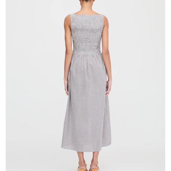 Hill House Cosimo Nap chocolate gingham maxi dress - Picture 6 of 10